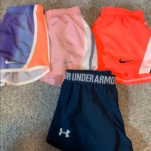 4 pairs size 5 athletic shorts